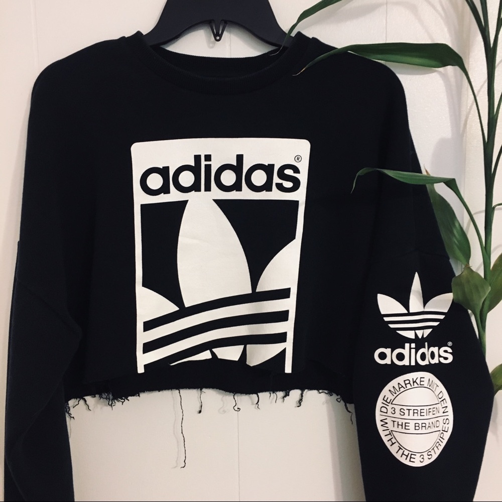 Adidas cropped sweatshirt